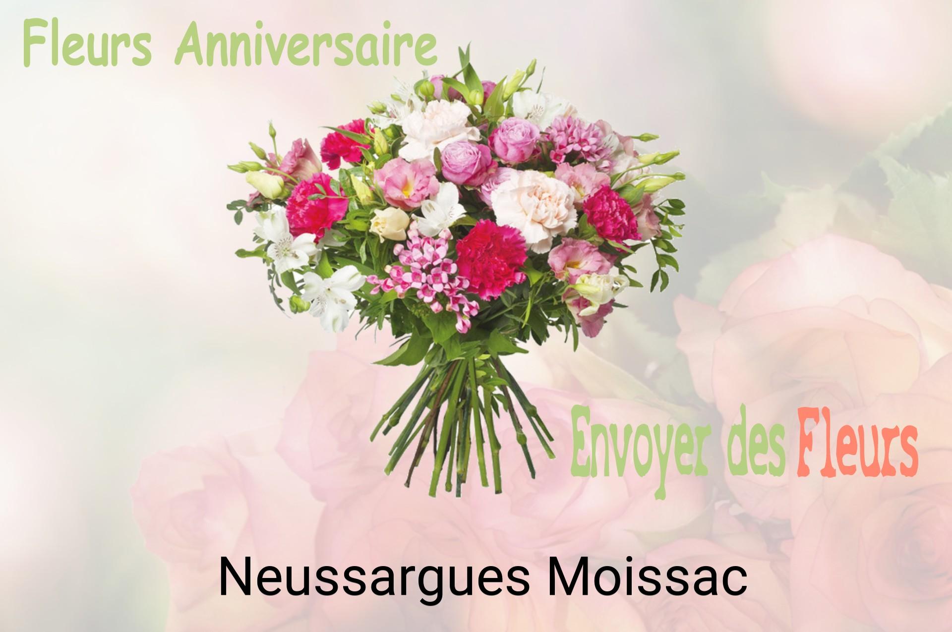 Bouquet de fleurs d’anniversaire livré à Neussargues-Moissac